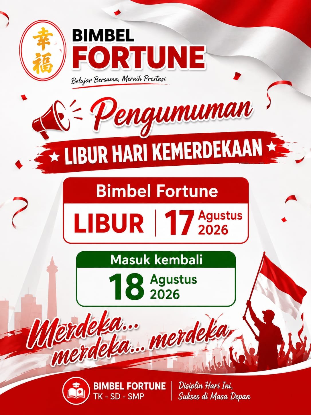 LIBUR HARI KEMERDEKAAN